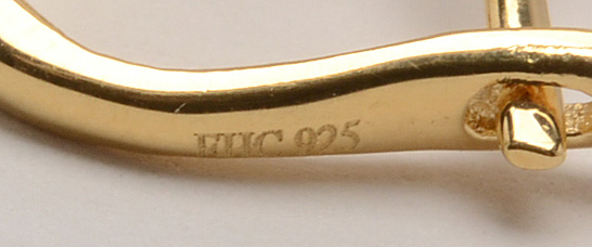 Sterling Silver Gold Tone Earrings and Necklaces