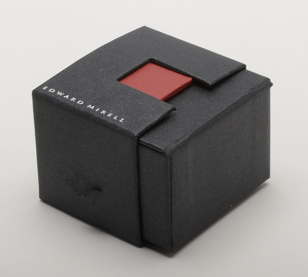 Edward Mirell Titanium Black Cable Ring Band