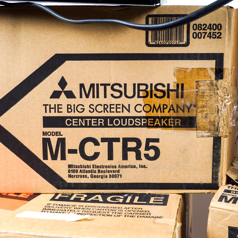 Mitsubishi Receiver, Speakers, and Subwoofer