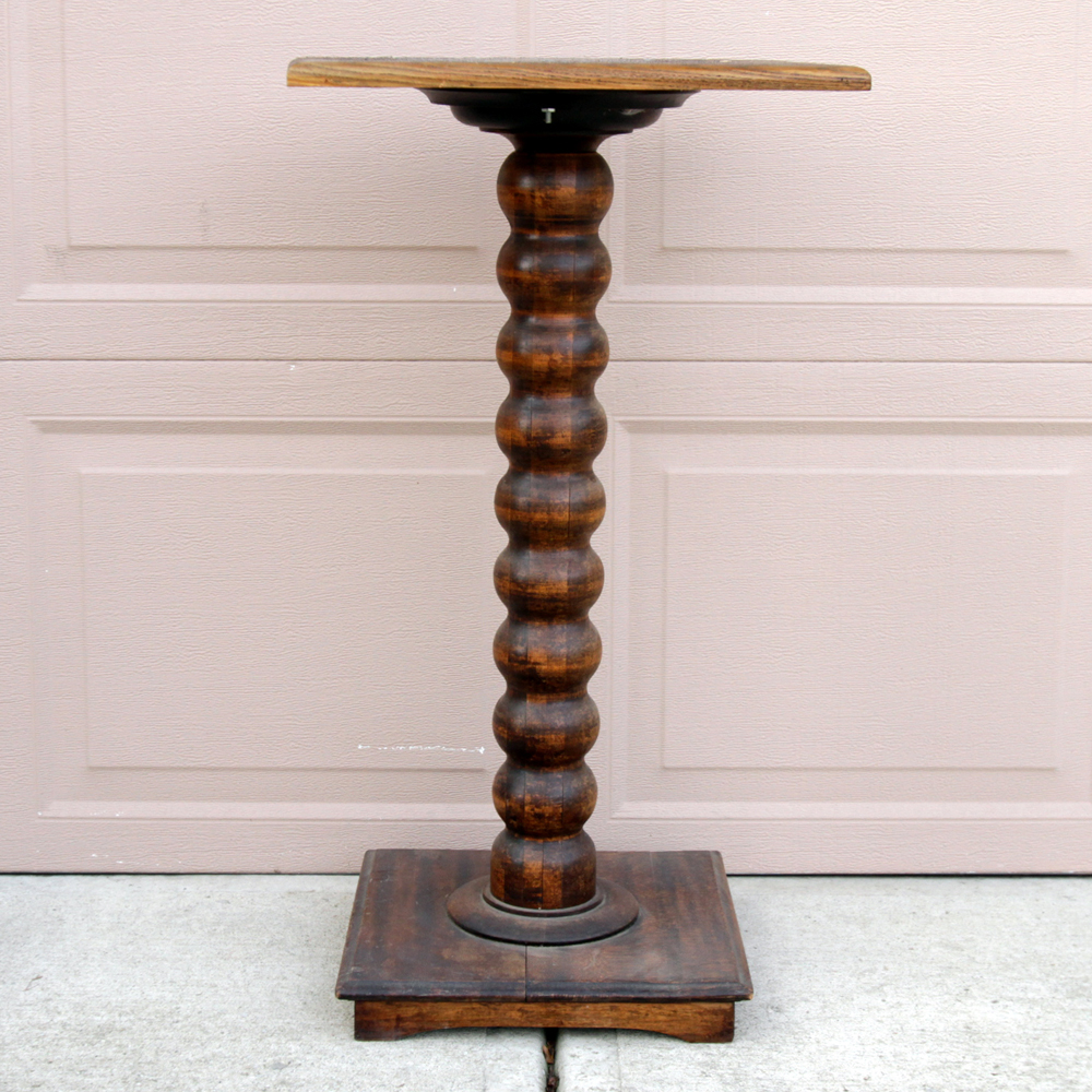 Vintage Bobbin Plant Stand