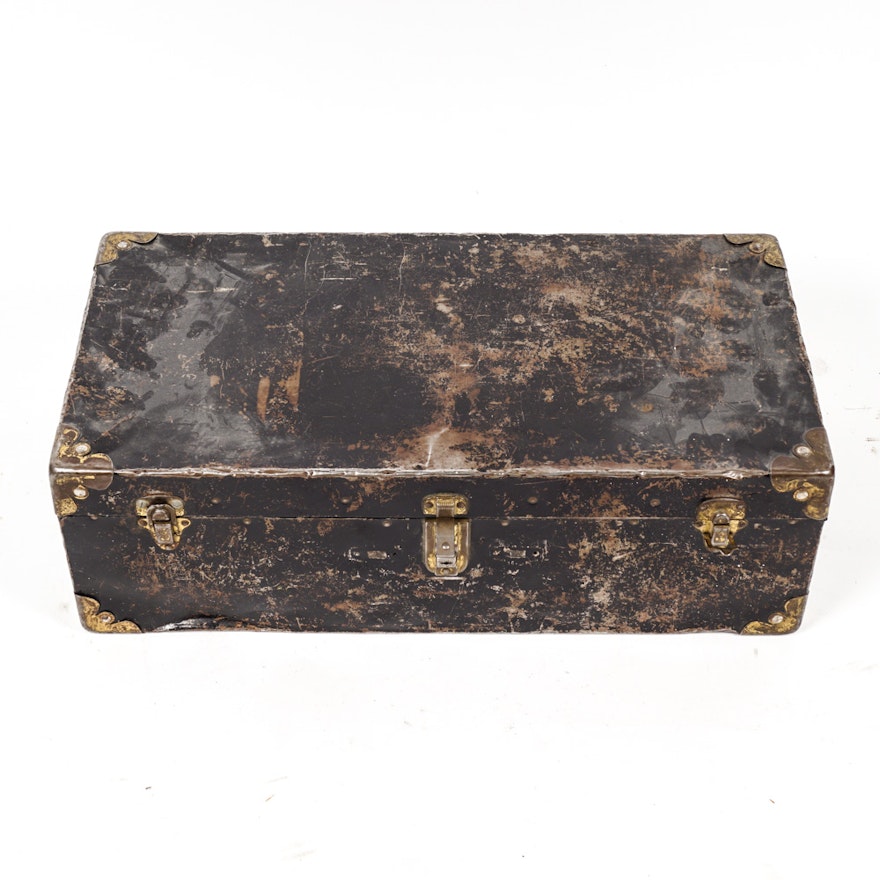 Vintage Metal Suitcase