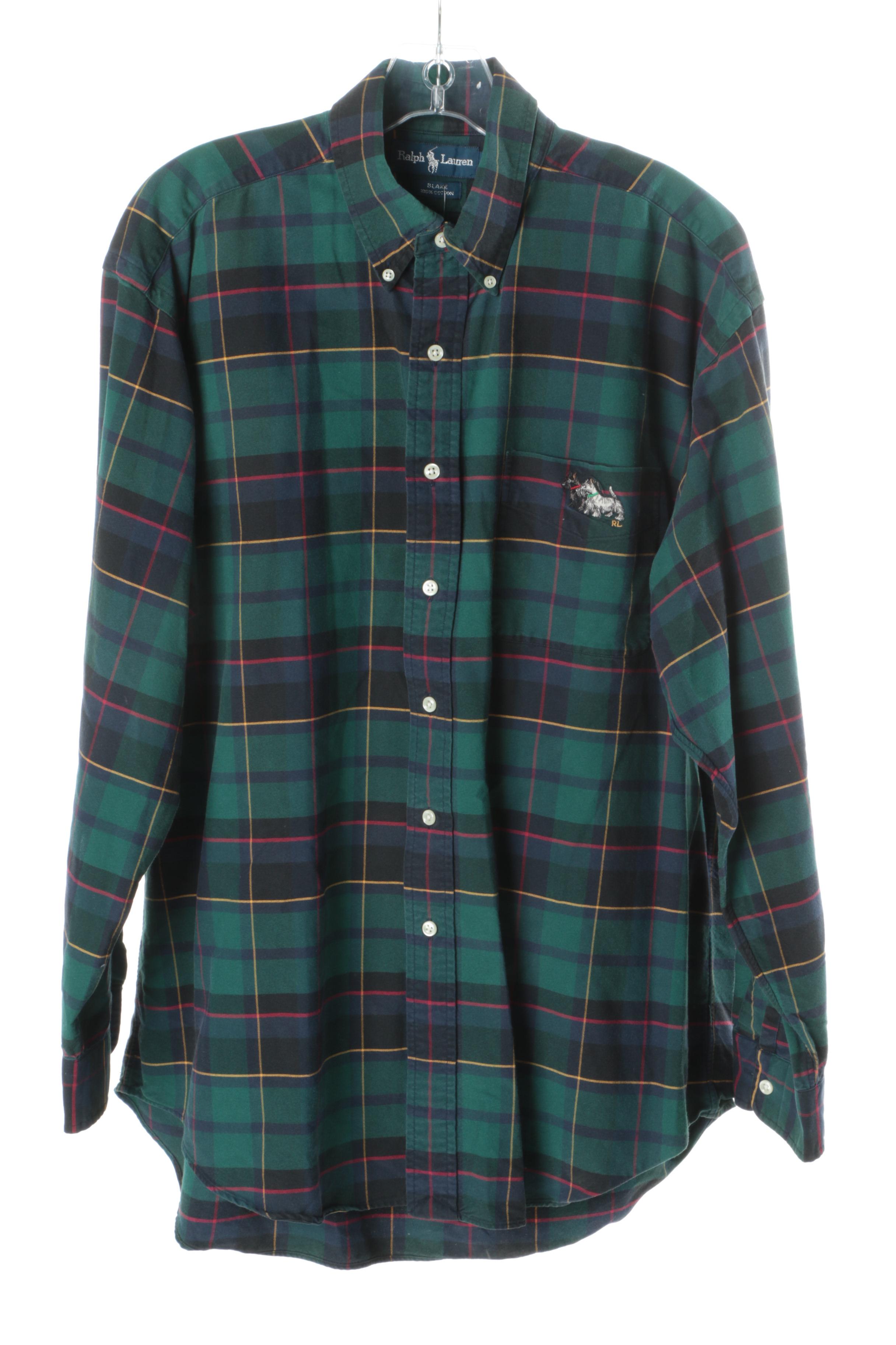 Men's Button-Up Shirts Featuring Ralph Lauren