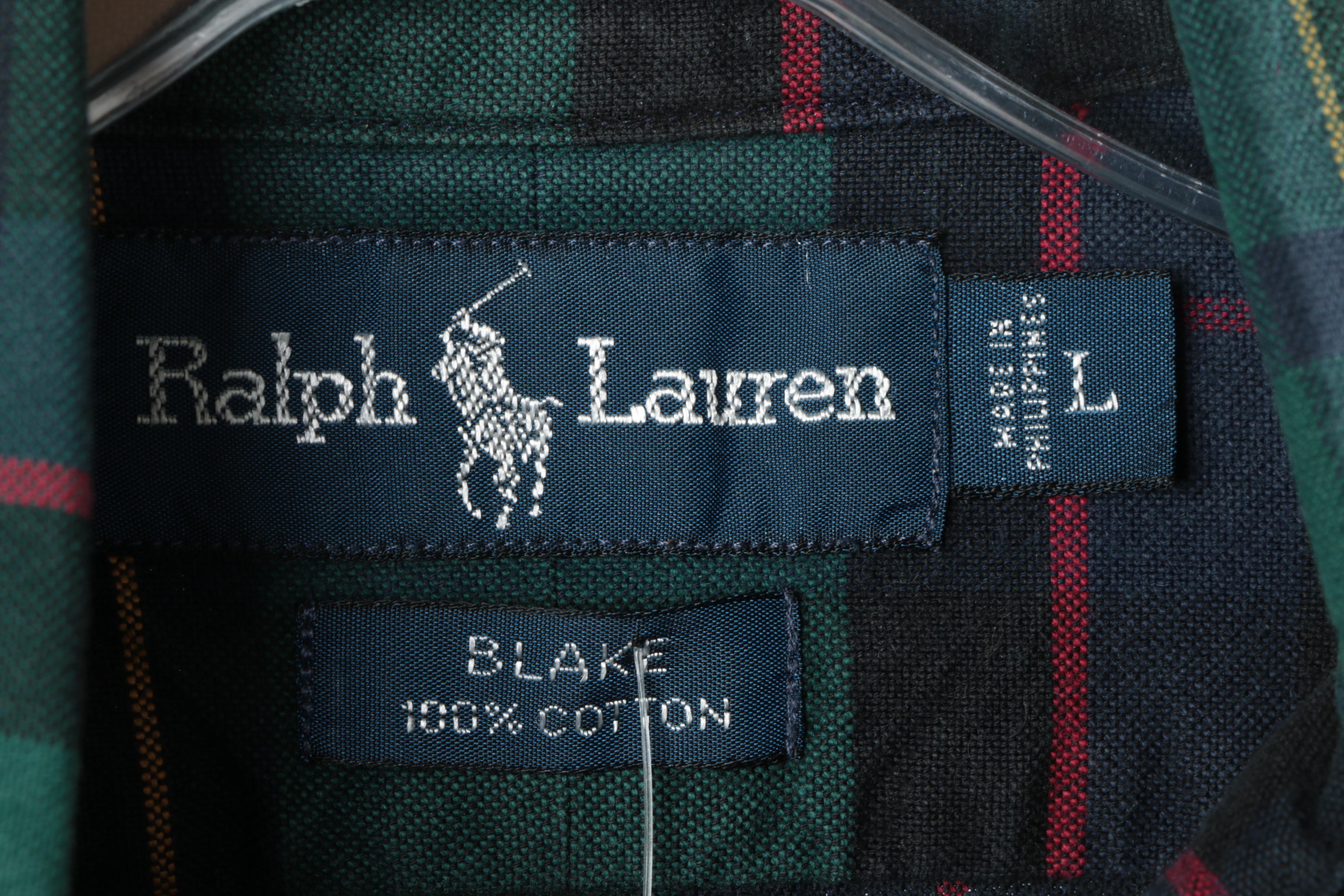Men's Button-Up Shirts Featuring Ralph Lauren
