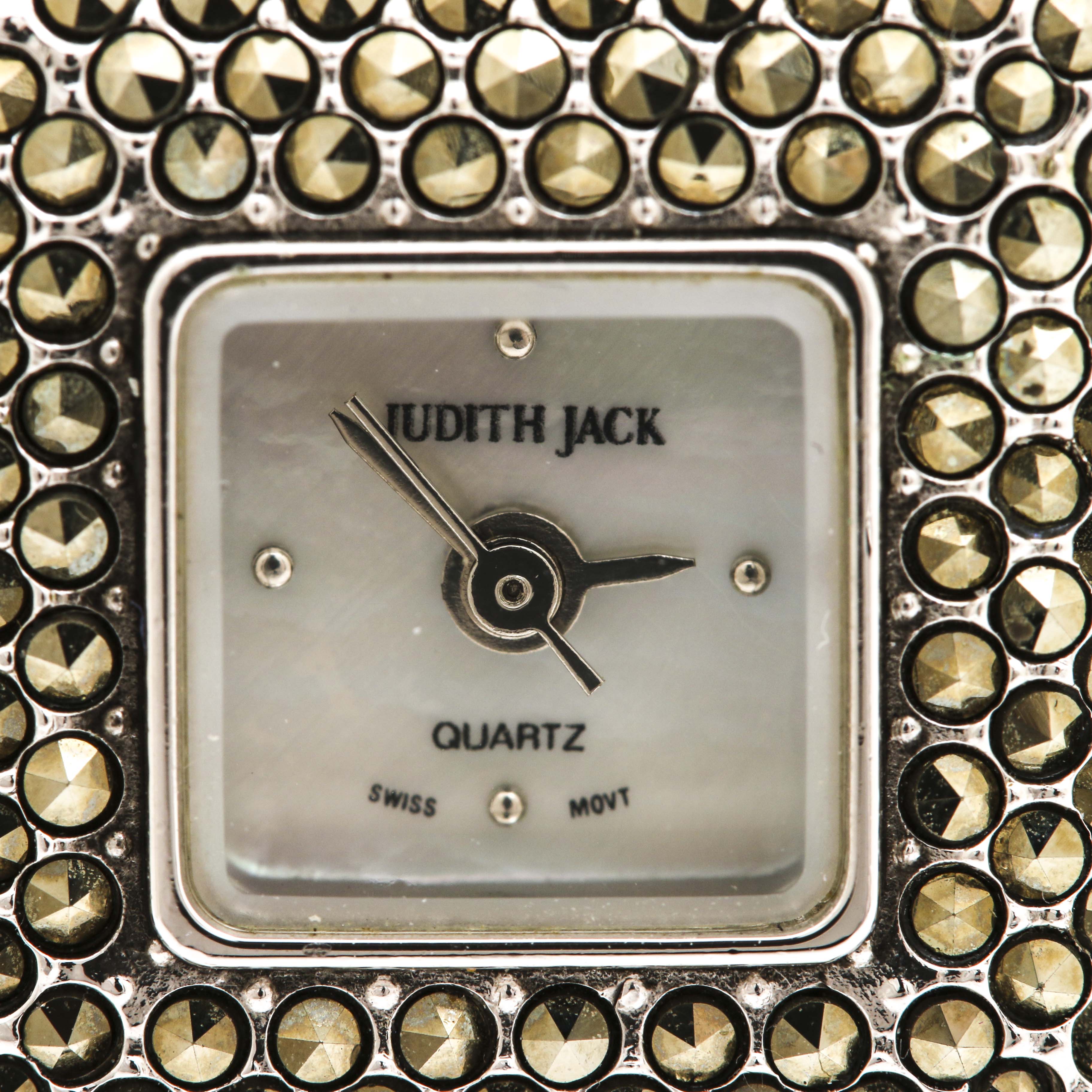 Judith Jack Sterling Silver Marcasite Watch
