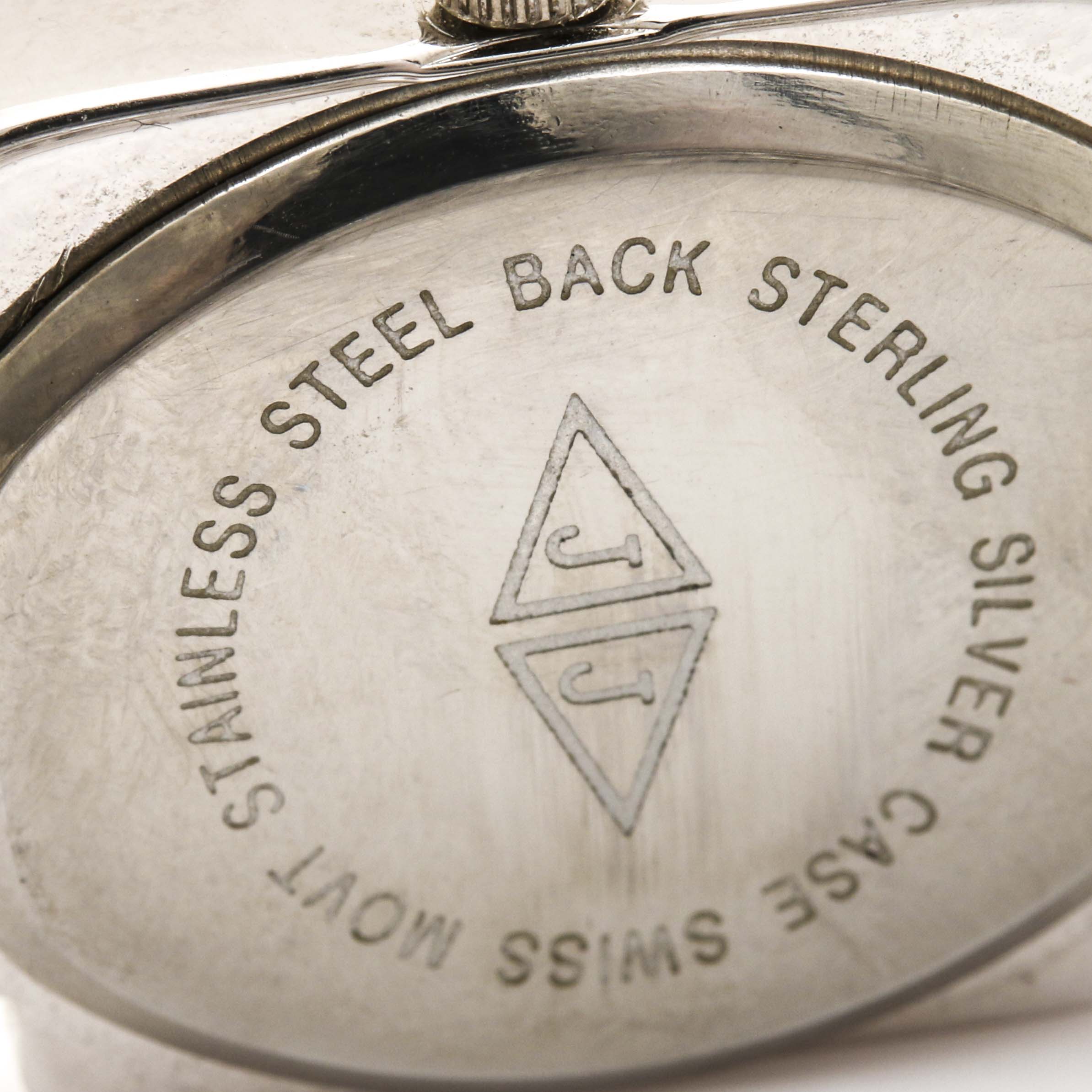 Judith Jack Sterling Silver Marcasite Watch