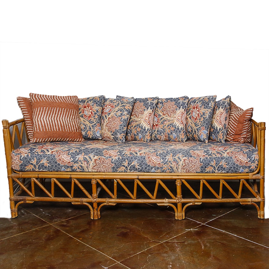 Vintage Rattan Sofa