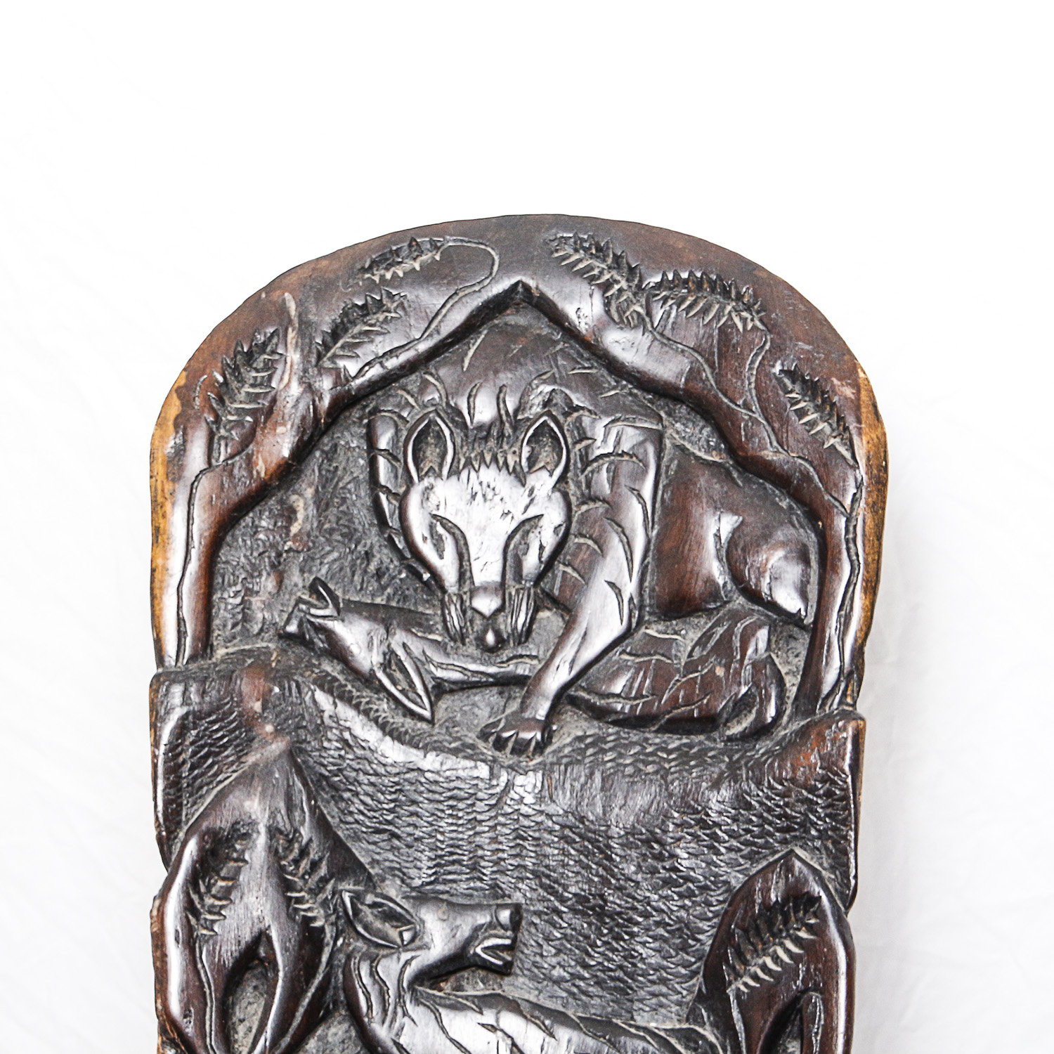 Carved African Palaver Chair