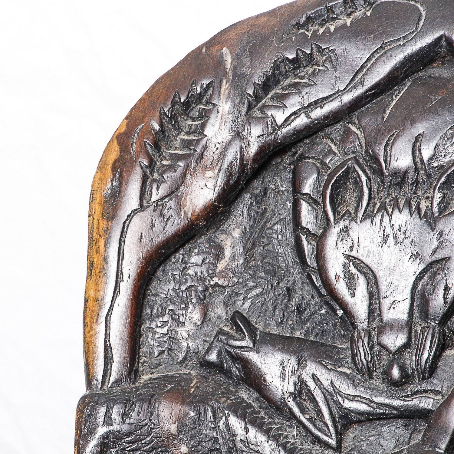 Carved African Palaver Chair