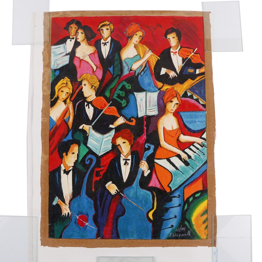Philip Maxwell Limited Edition Serigraph "Orchestra"