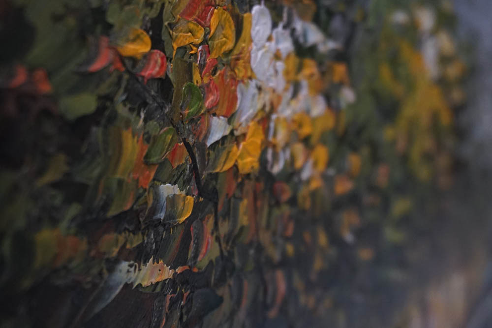 R. Young Oil Painting of Parisian Street Scene After the Rain