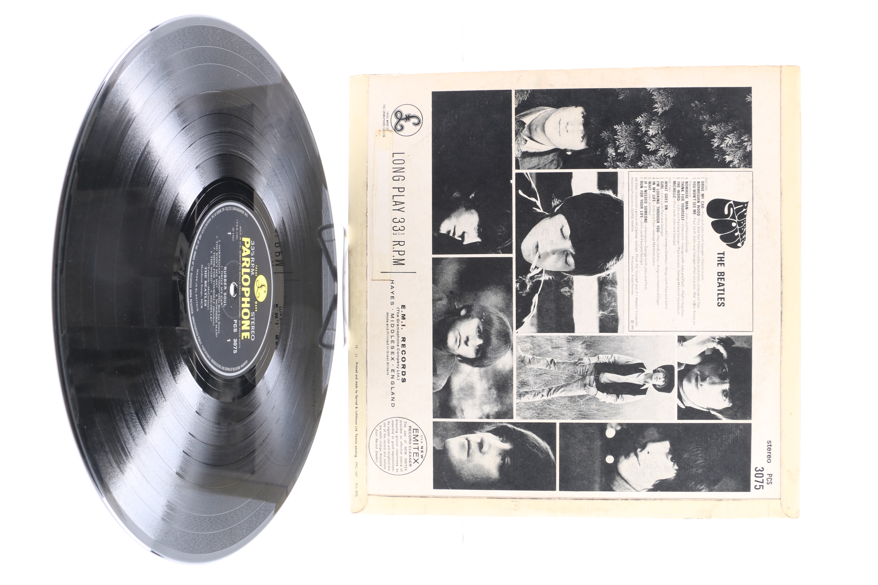 The Beatles "Rubber Soul" Original UK Stereo Pressing LP