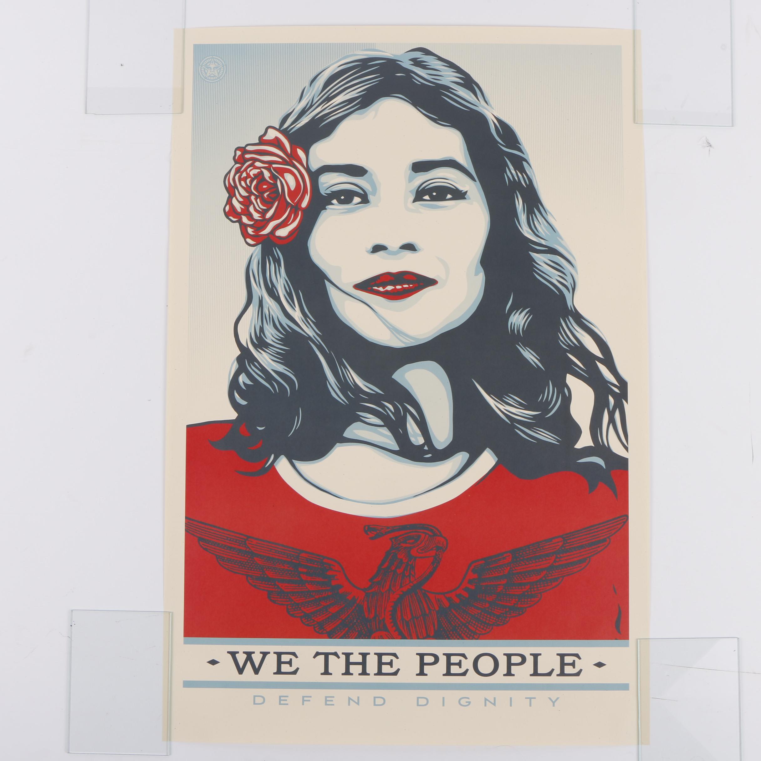 Shepard Fairey Serigraph Prints "We the People"