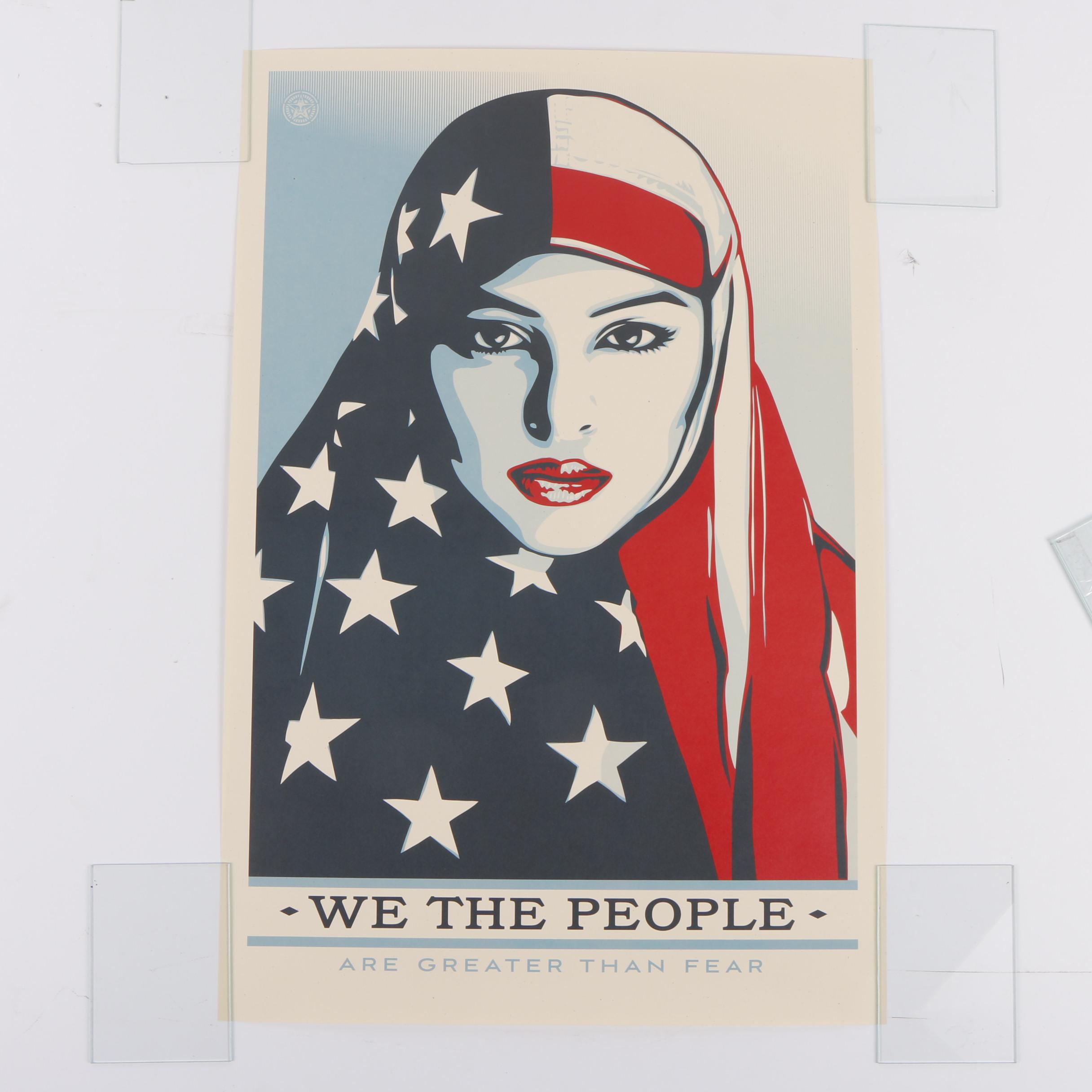 Shepard Fairey Serigraph Prints "We the People"
