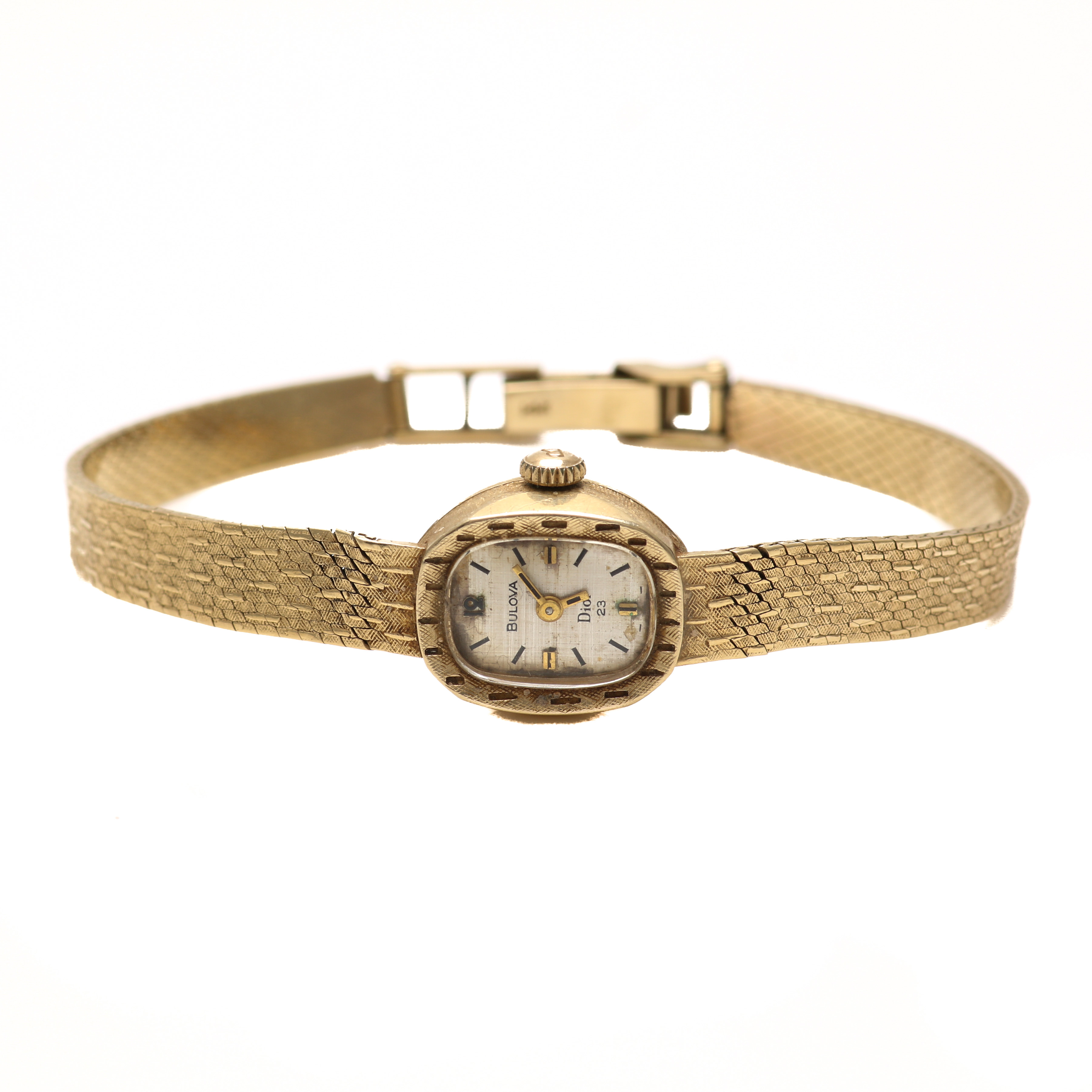 Bulova Dior 14K Yellow Gold Watch