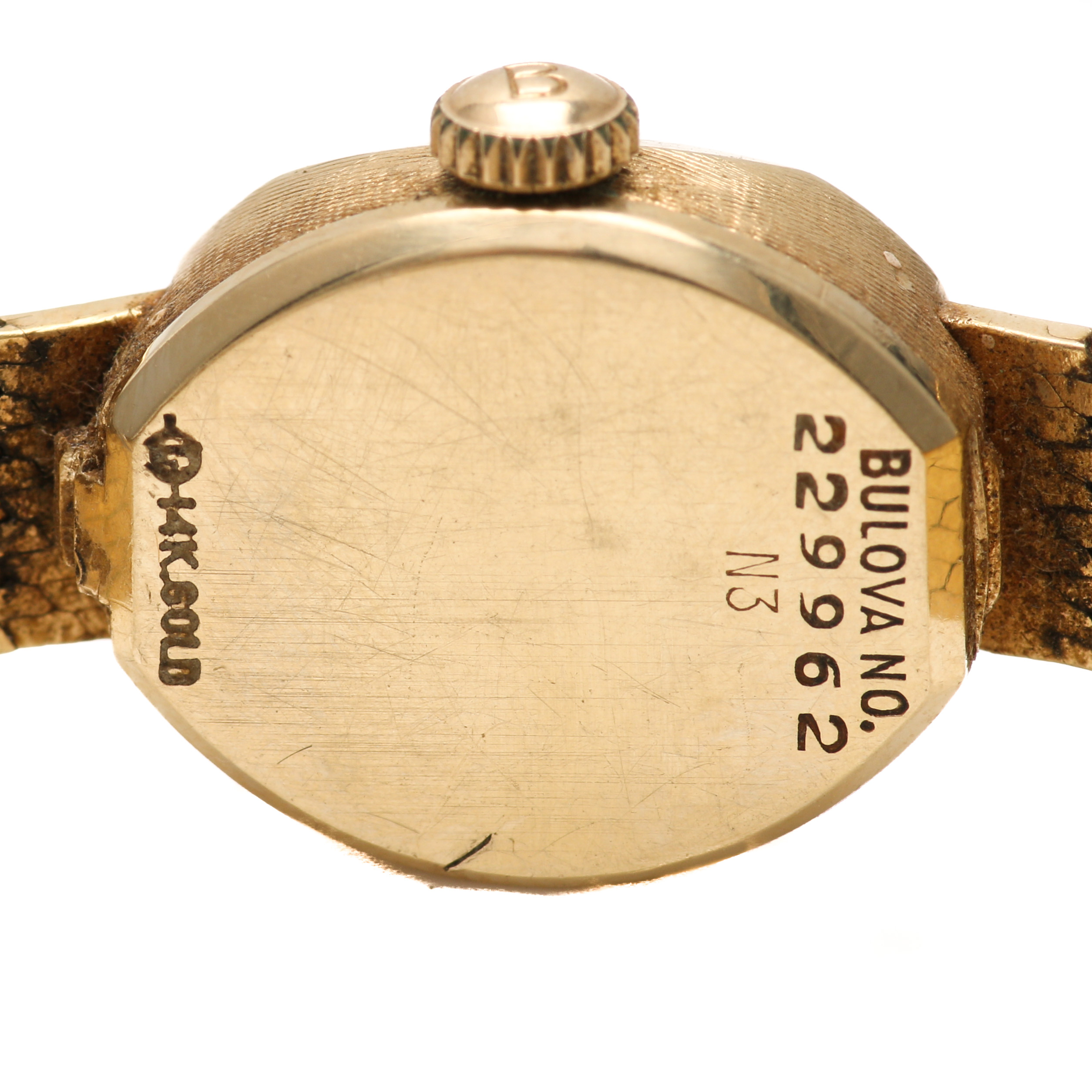 Bulova Dior 14K Yellow Gold Watch