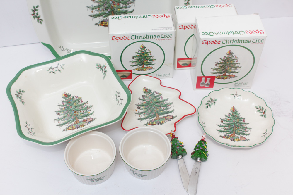 Spode "Christmas Tree" Tableware