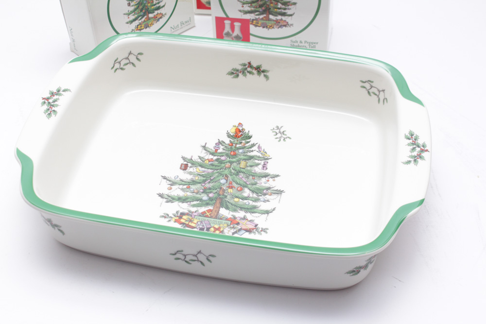 Spode "Christmas Tree" Tableware