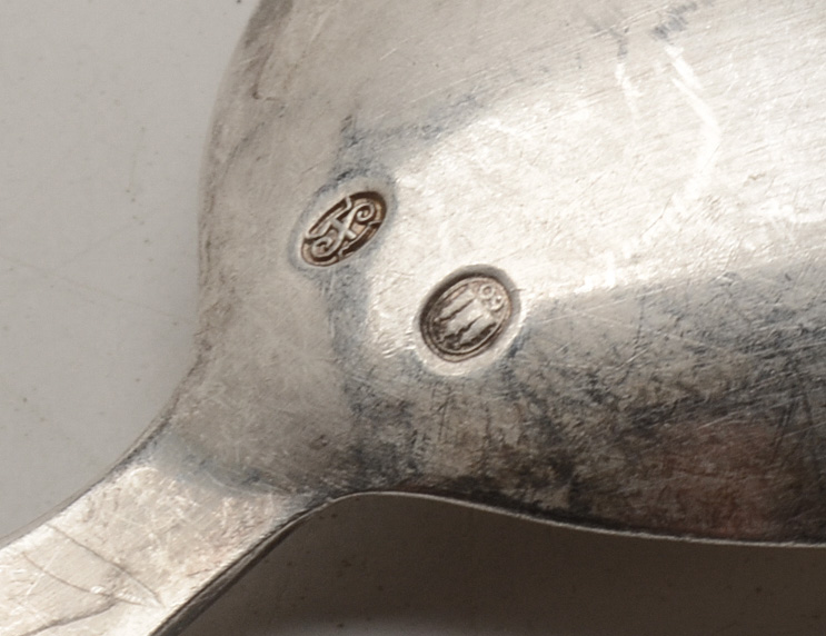 1960 W. & S. Sørensen/Horsens Sølvvarefabrik Danish Sterling Tea Caddy Spoon