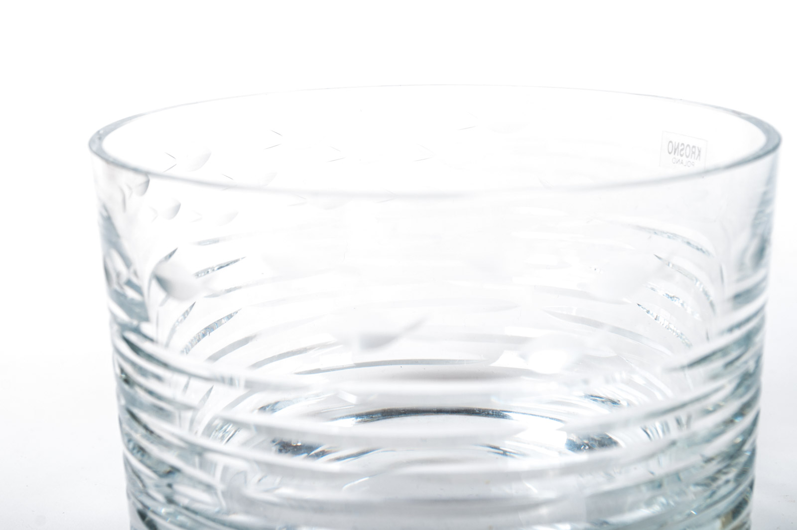 Krosno Glass Bowl and Assortment of Decorative Glass