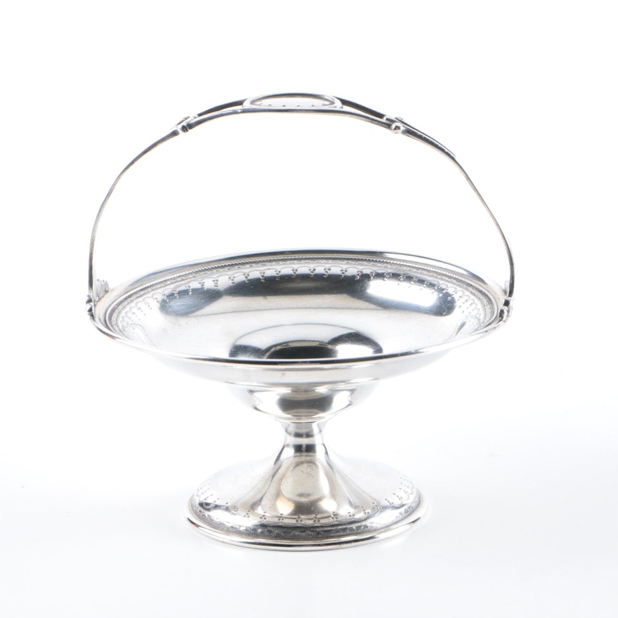 Wm. B. Durgin Co. Sterling Silver Footed Basket