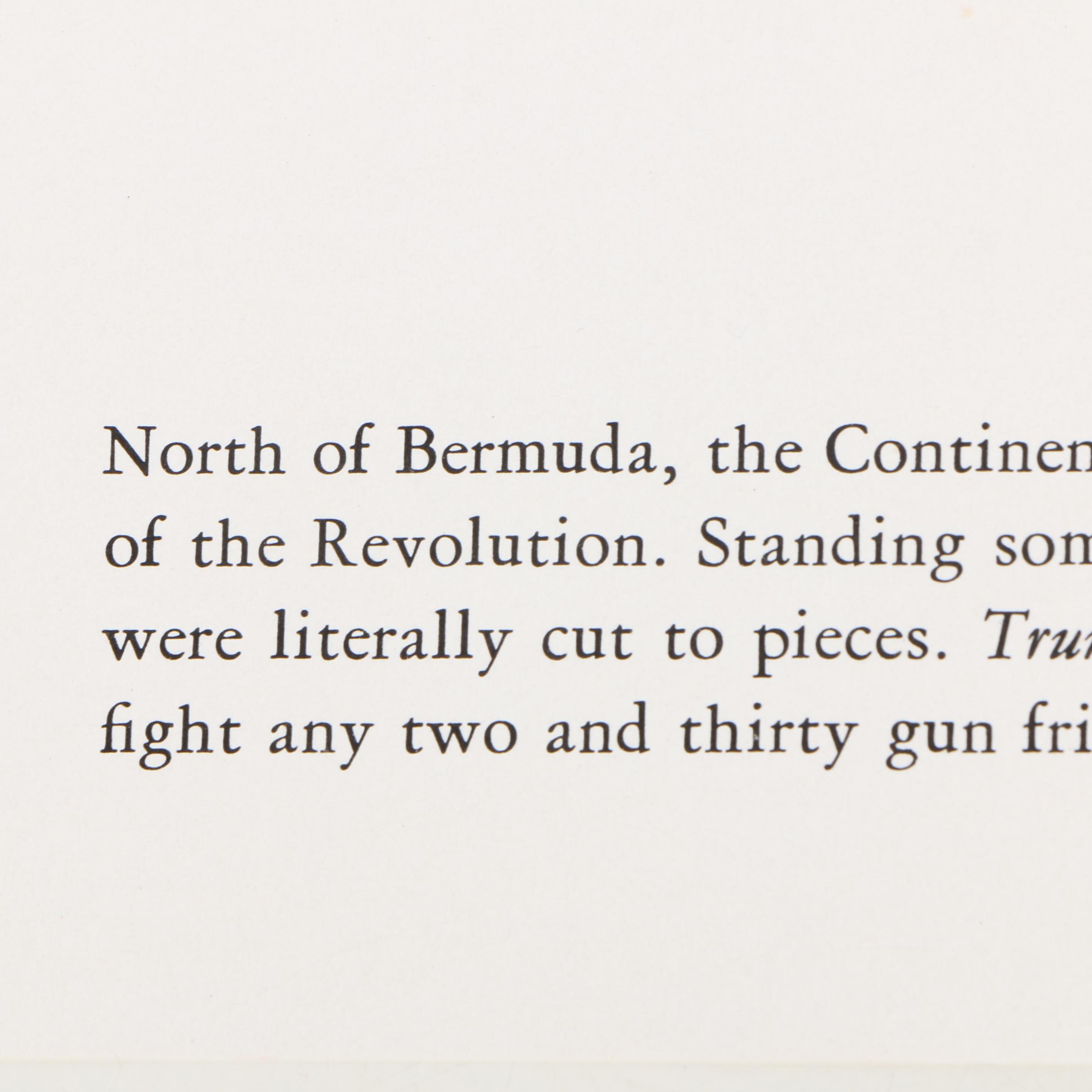 Offset Lithographs After Paintings of Historic Naval Battles