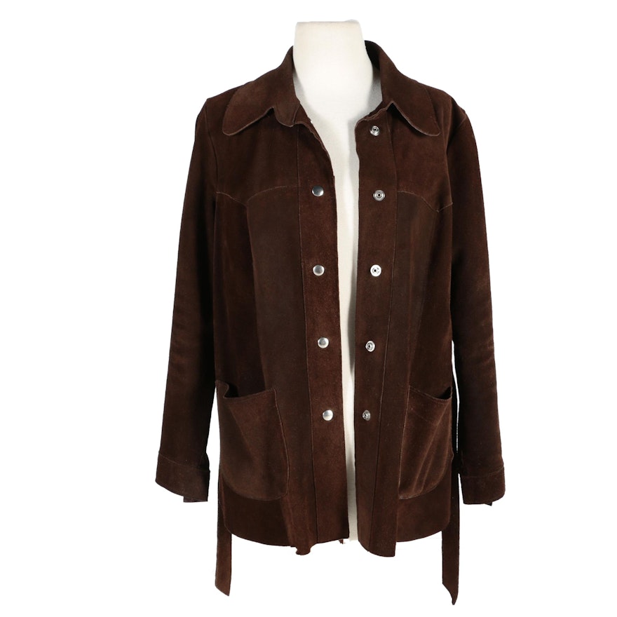 Women's Northampton Leather Co. Brown Suede Jacket