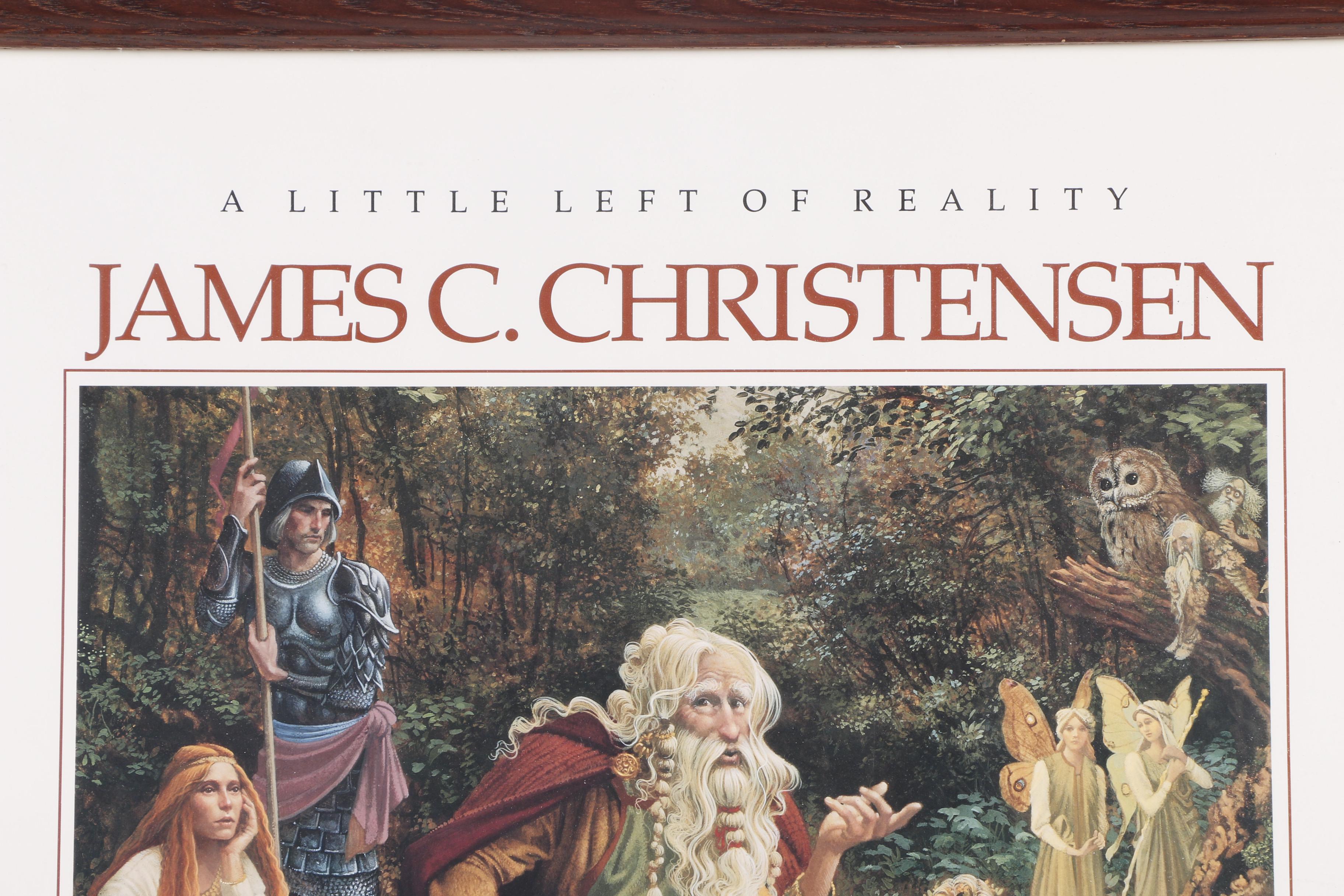 James C. Christensen Offset Lithograph Art Works Etc. Poster