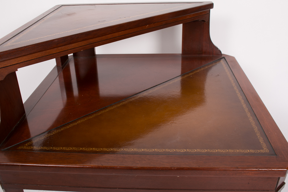 Vintage Regency Style Corner End Table by Mersman