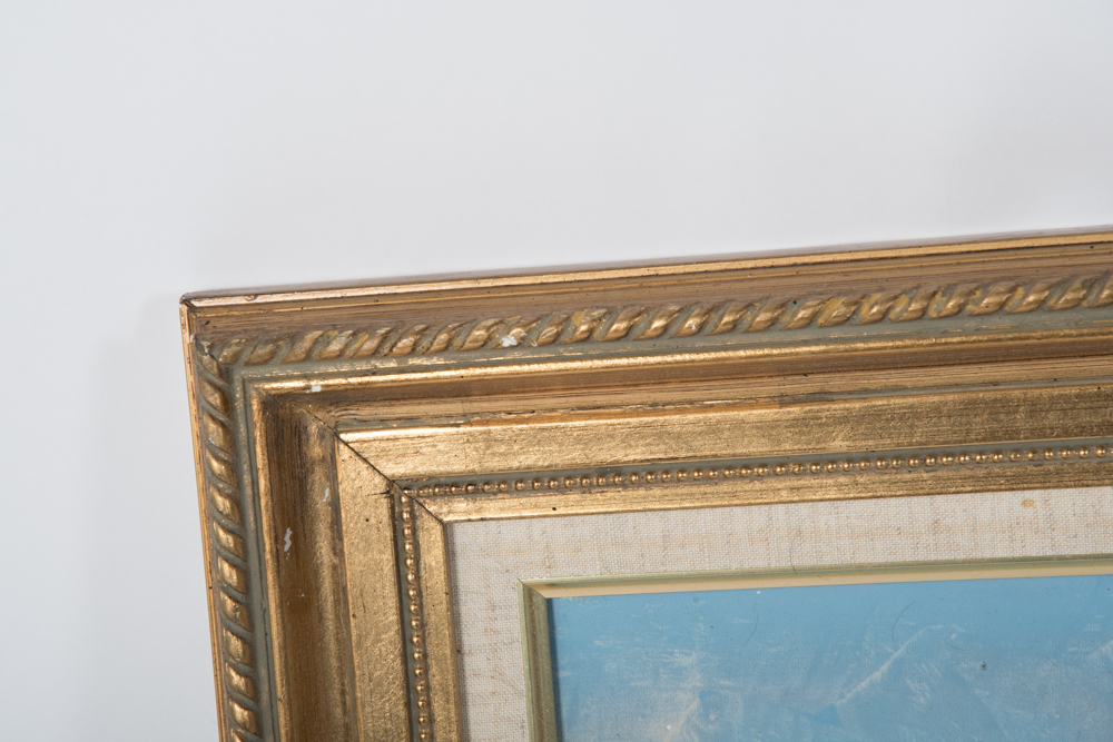 Anthony Veccio Oil Painting of a Horse Race