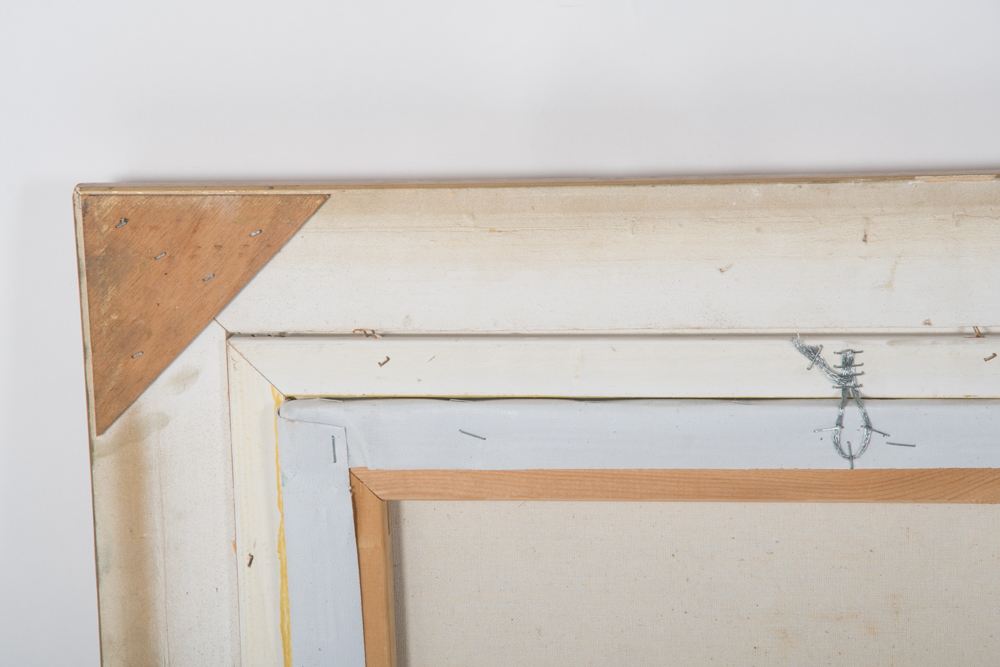 Anthony Veccio Oil Painting of a Horse Race