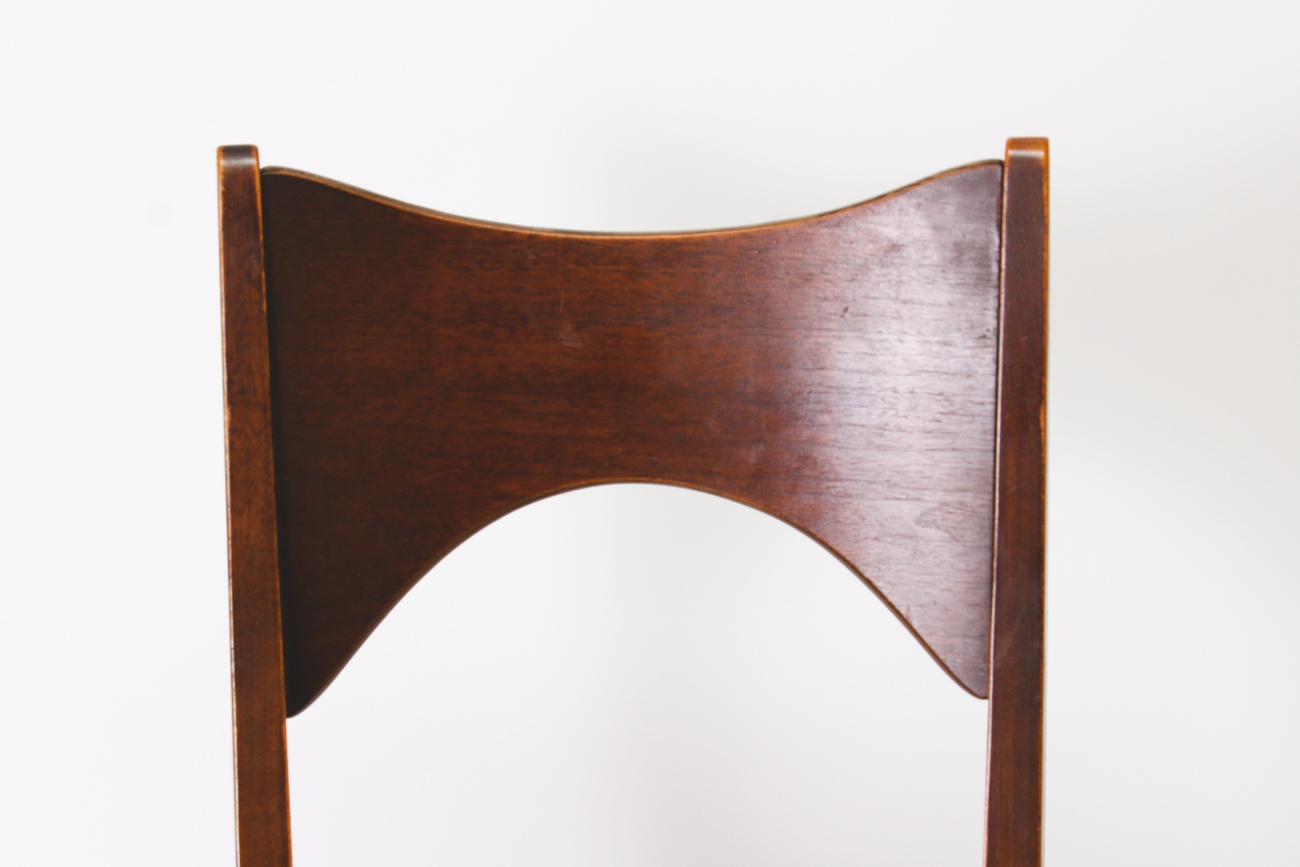 Mid Century Modern Extension Table with Six Chairs