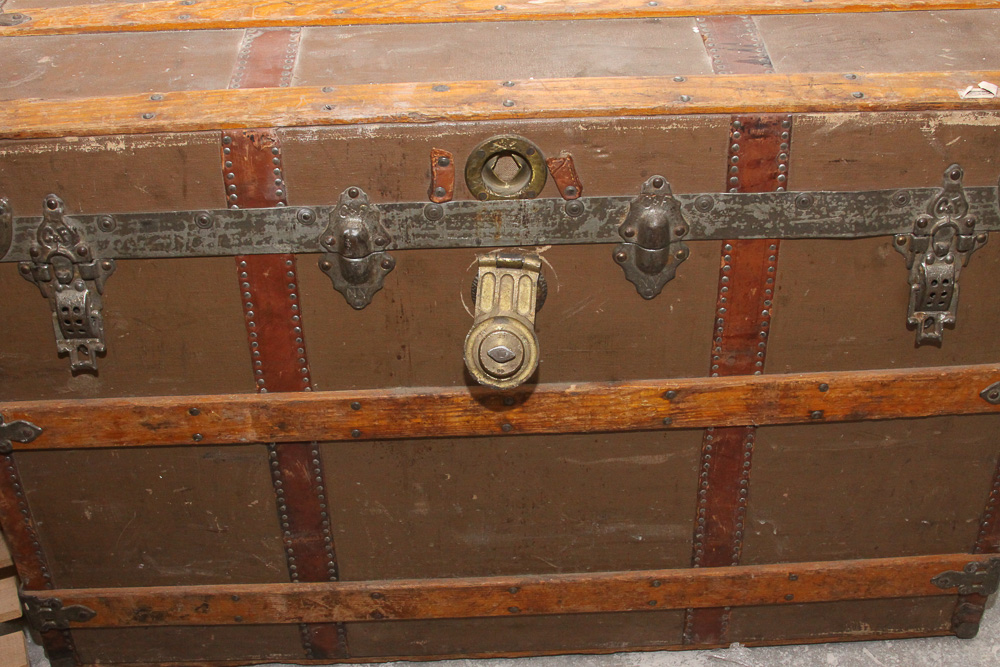 Antique Steamer Trunk by Crouch & Fitzgerald