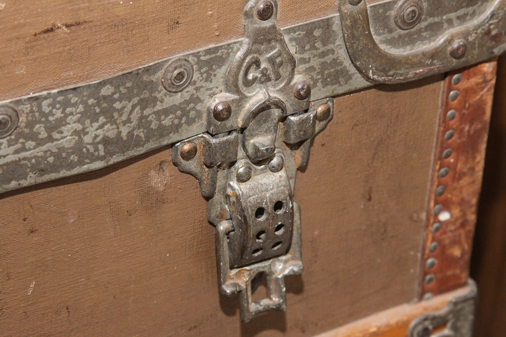 Antique Steamer Trunk by Crouch & Fitzgerald