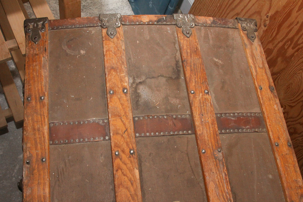 Antique Steamer Trunk by Crouch & Fitzgerald