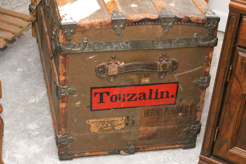Antique Steamer Trunk by Crouch & Fitzgerald