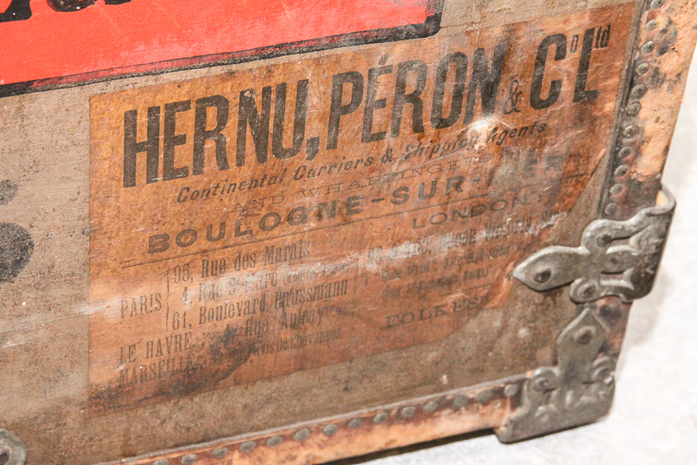 Antique Steamer Trunk by Crouch & Fitzgerald