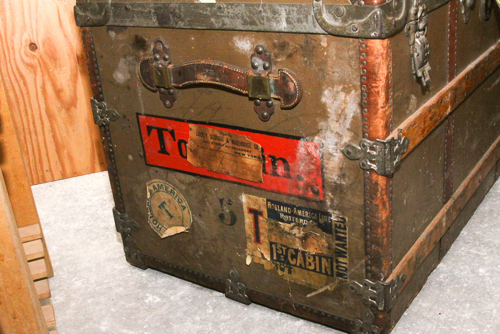 Antique Steamer Trunk by Crouch & Fitzgerald