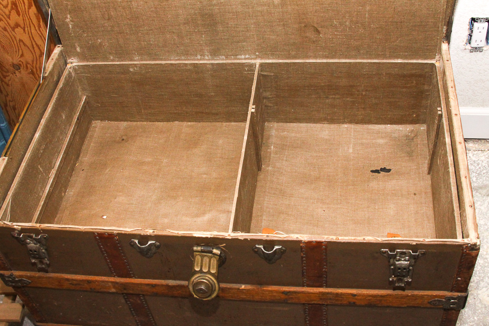 Antique Steamer Trunk by Crouch & Fitzgerald