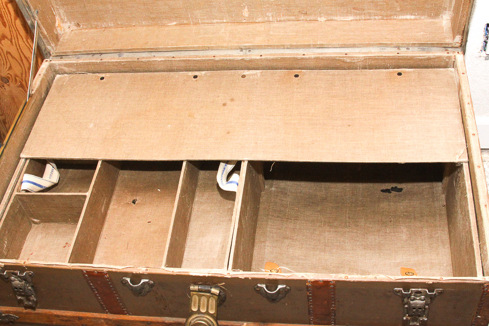 Antique Steamer Trunk by Crouch & Fitzgerald