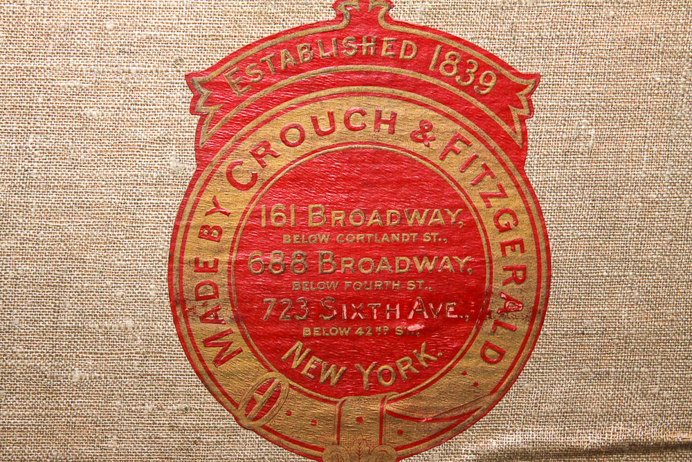 Antique Steamer Trunk by Crouch & Fitzgerald