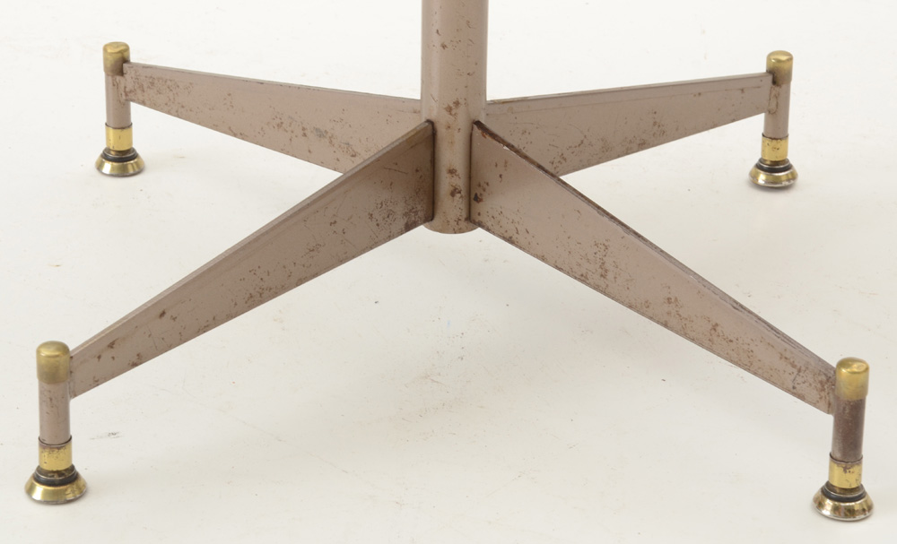 Mid Century Modern "Orange Slice" Style Dining Table and Chairs