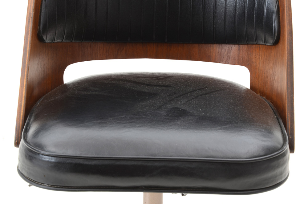 Mid Century Modern "Orange Slice" Style Dining Table and Chairs