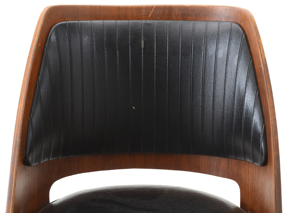 Mid Century Modern "Orange Slice" Style Dining Table and Chairs