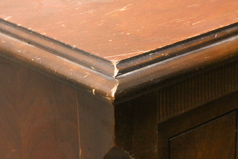 Vintage Silvertone Console Radio