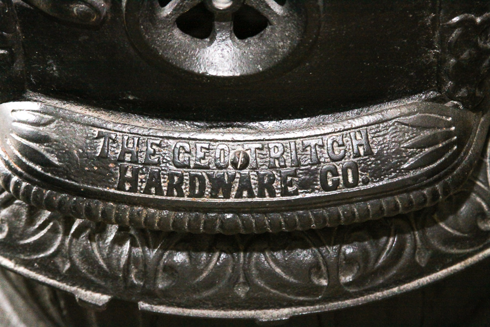 Vintage Geotrich Hardware Co. F-Series Wood-Burning Stove