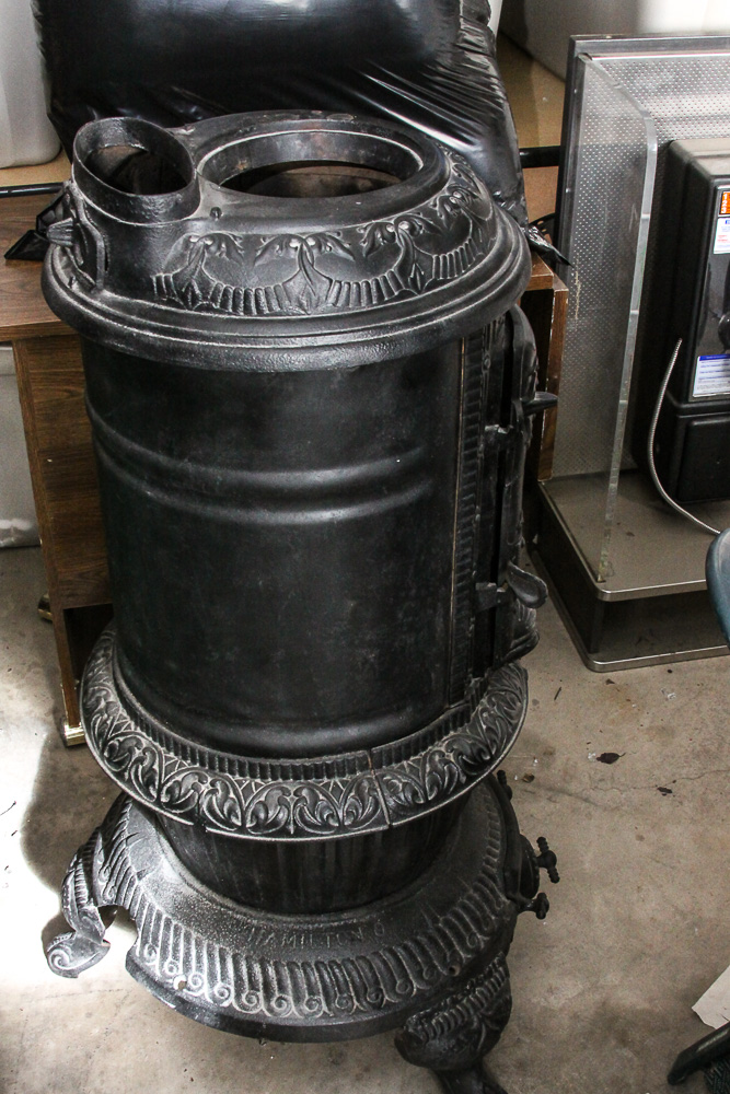 Vintage Geotrich Hardware Co. F-Series Wood-Burning Stove