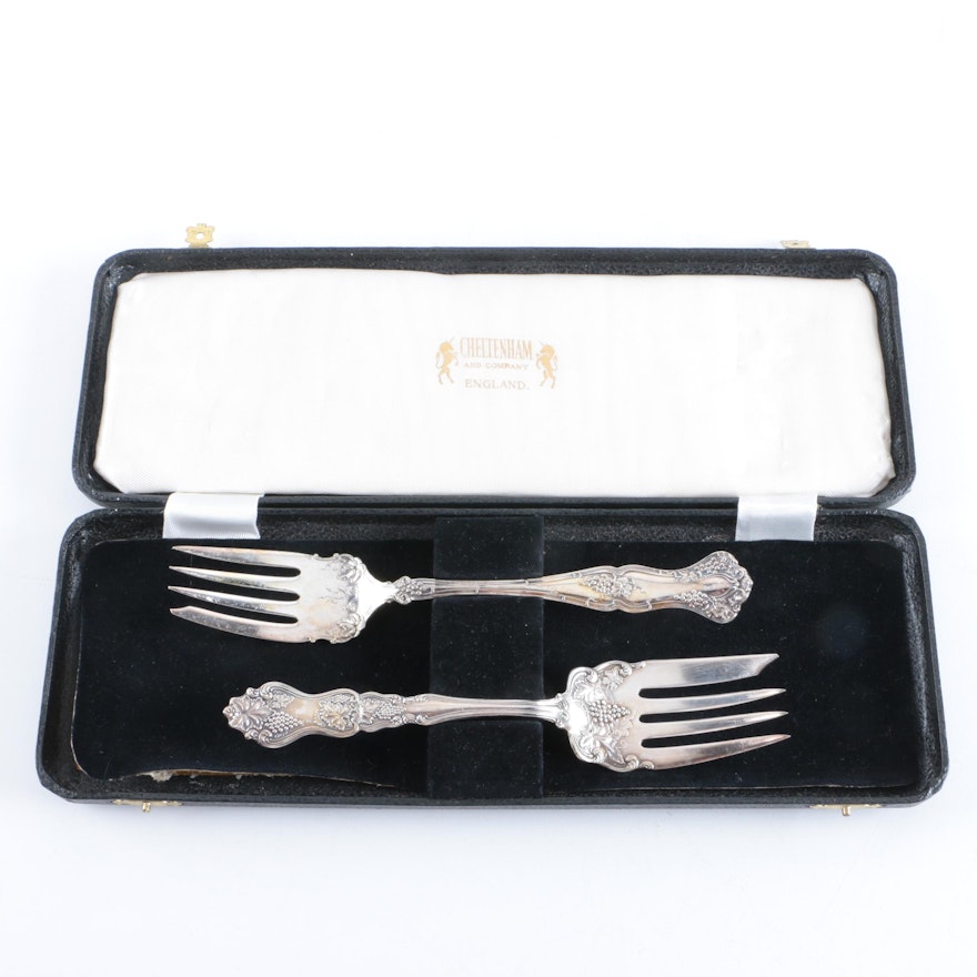 American Silver Co. Silver Plate Salad Forks
