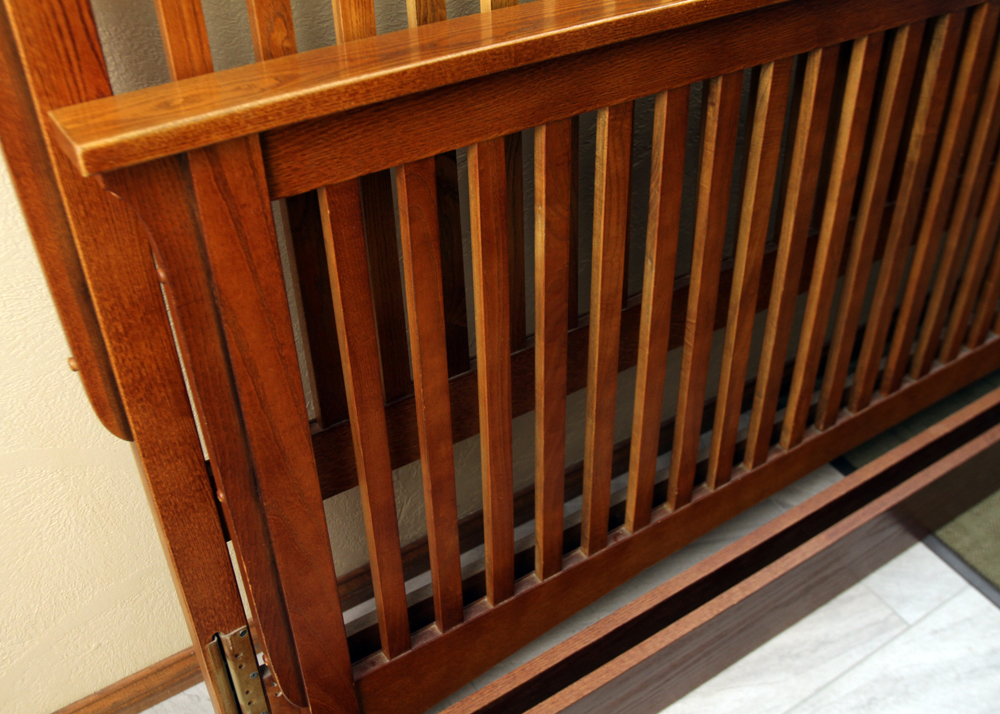 Mission Style King-Size Bed Frame by Bassett