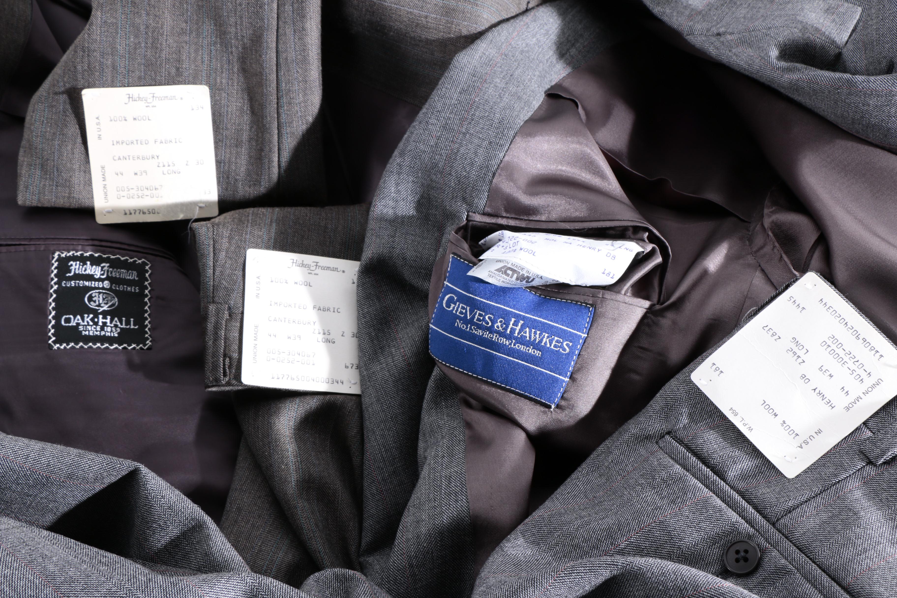 Men's Gieves & Hawkes and Hickey Freeman Suits