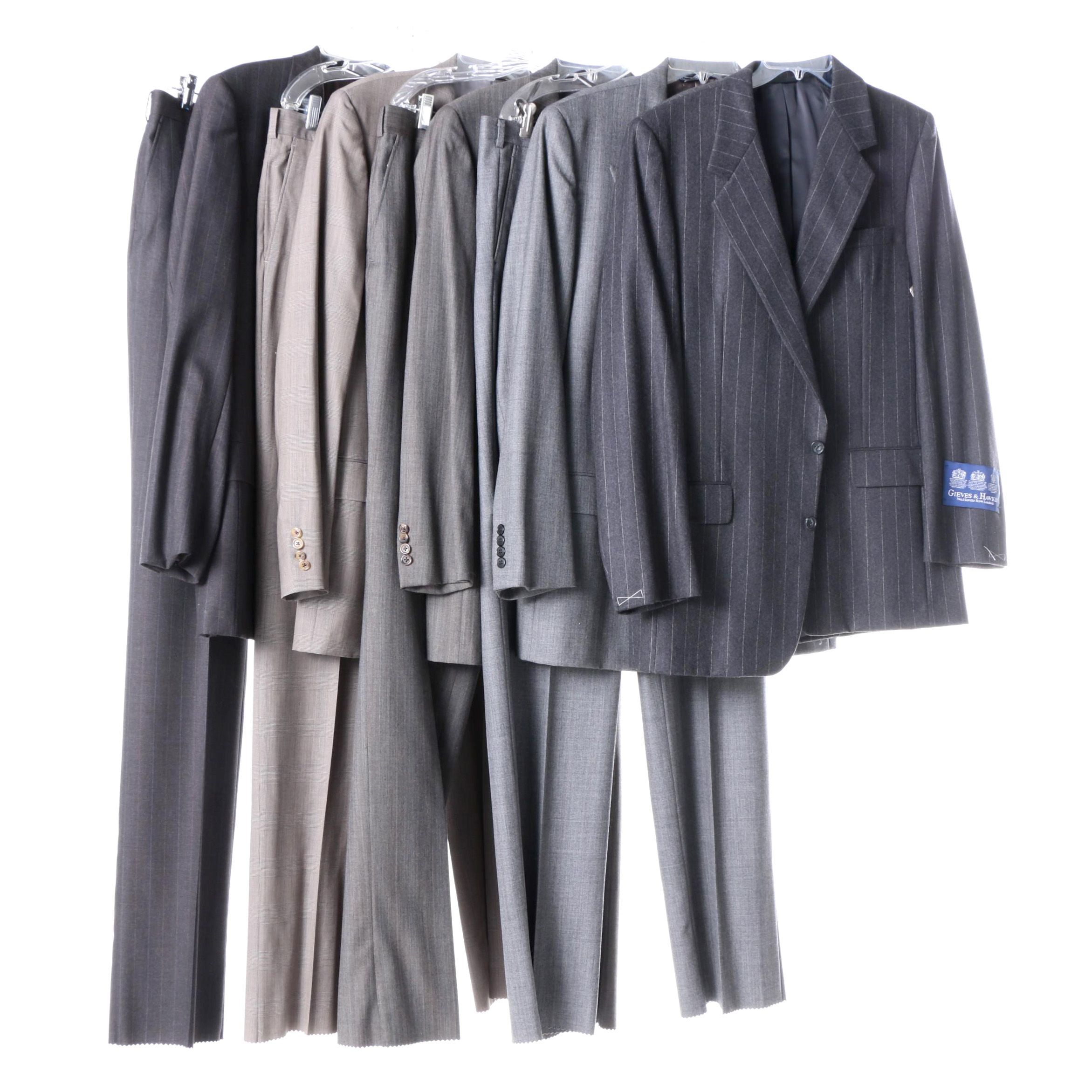 Men's Gieves & Hawkes and Hickey Freeman Suits